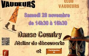Atelier de découverte et d'initiation à la Danse Country