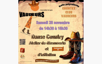 DANSE COUNTRY Atelier de découverte et d'initiation