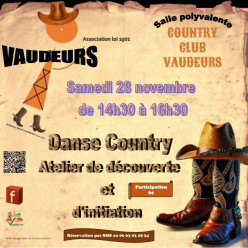 Atelier de découverte et d'initiation à la Danse Country